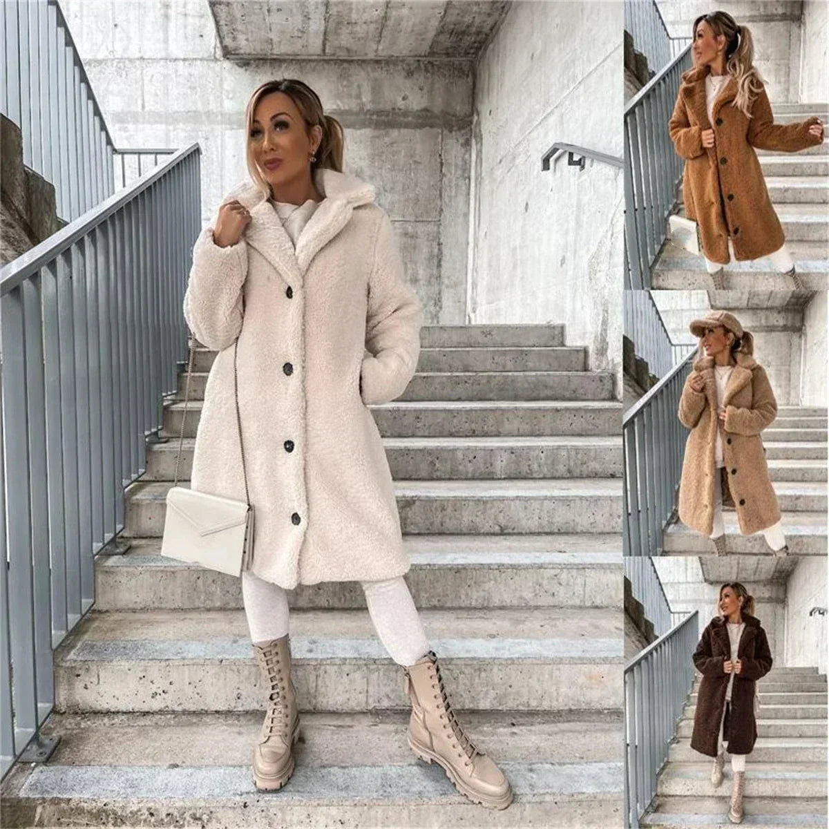 JESSICA™ | Abrigo de Peluche Teddy Acogedor