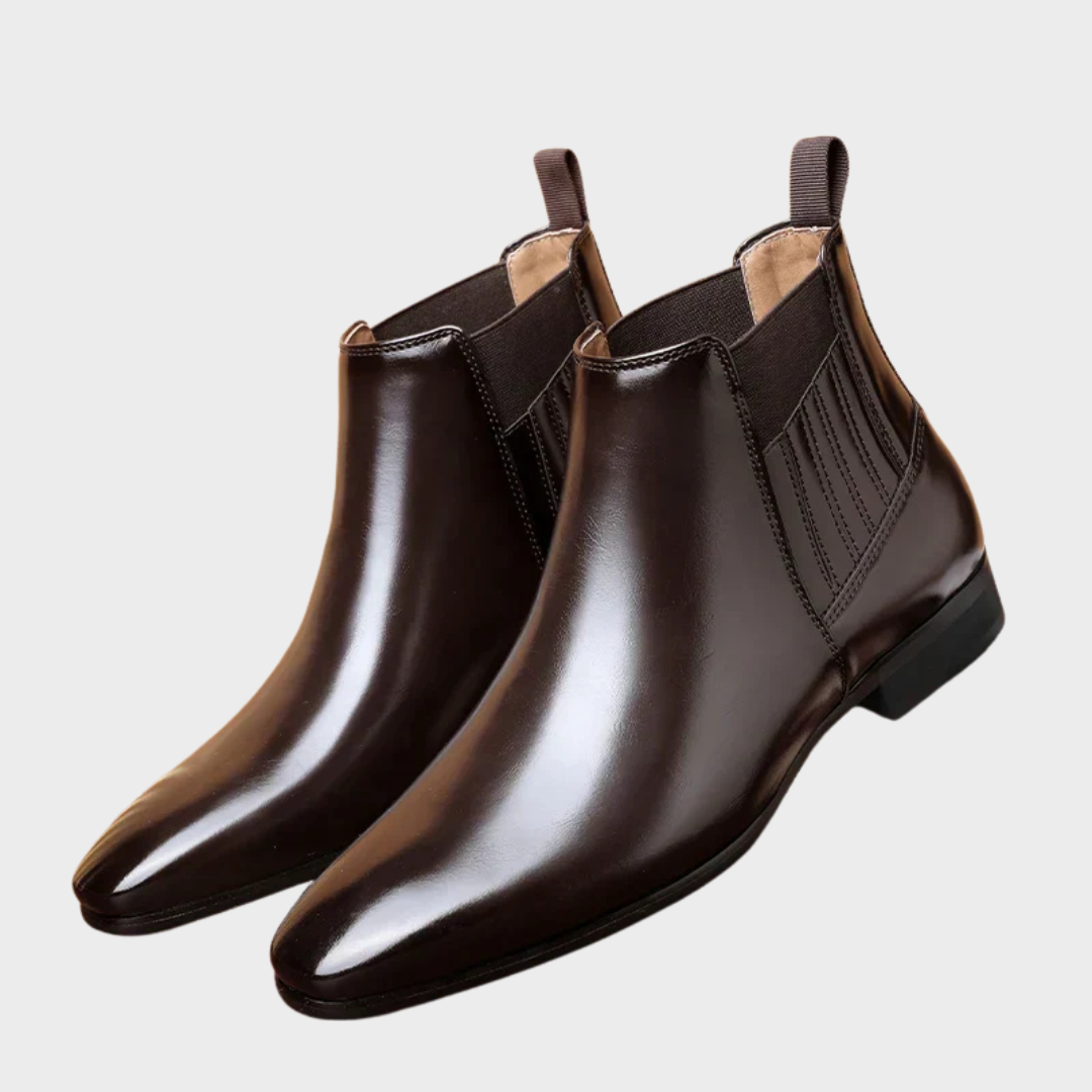 Patrick™ | Botines de cuero sintético