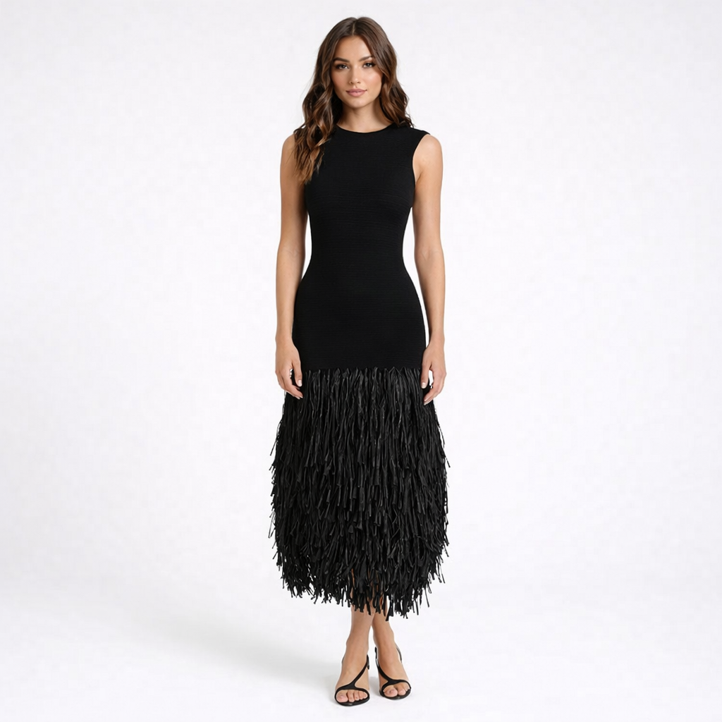 Skyler™  | Vestido elegante con flecos