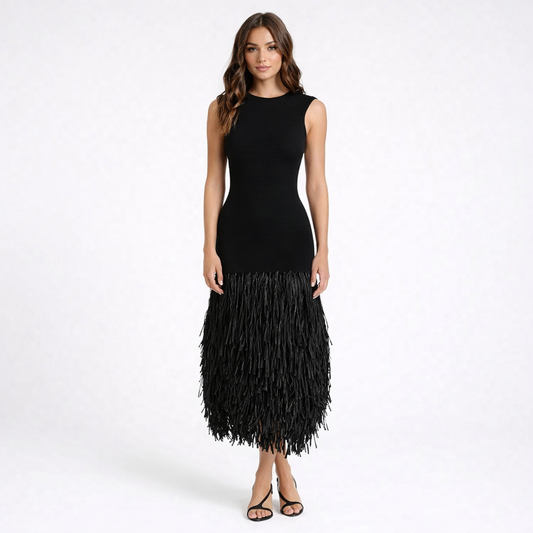Skyler™  | Vestido elegante con flecos