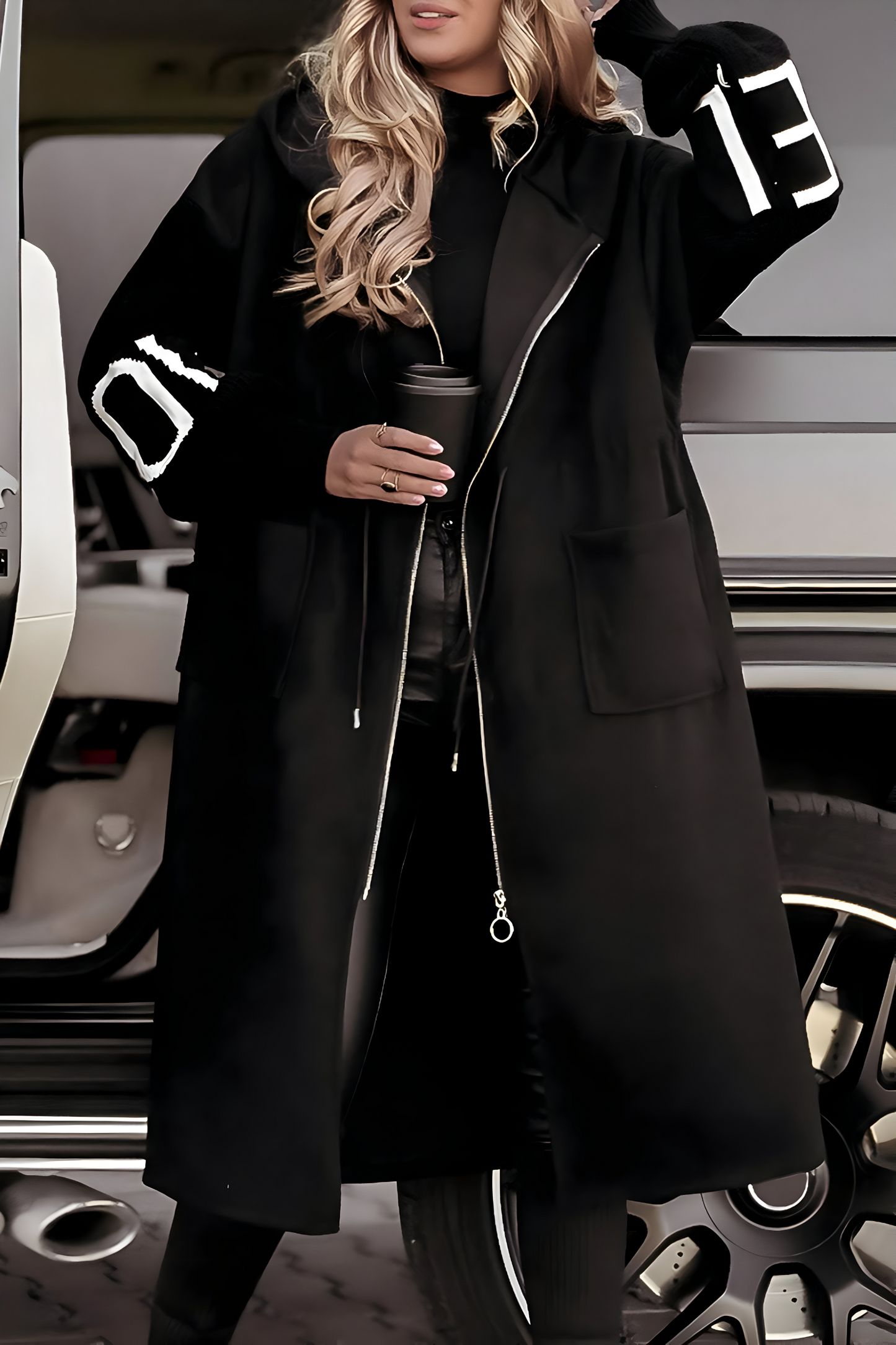 Elena™  | Chaqueta de mujer con mangas de punto y capucha
