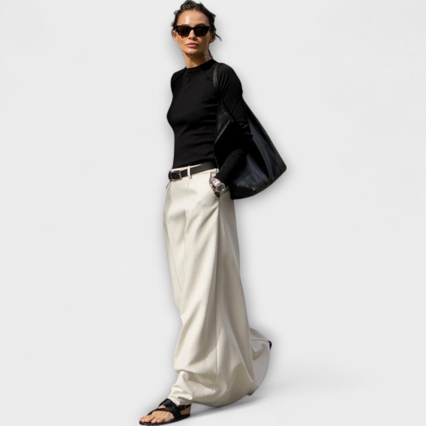 Emma™  - Falda de Linea H con Estilo Urbano Contemporáneo