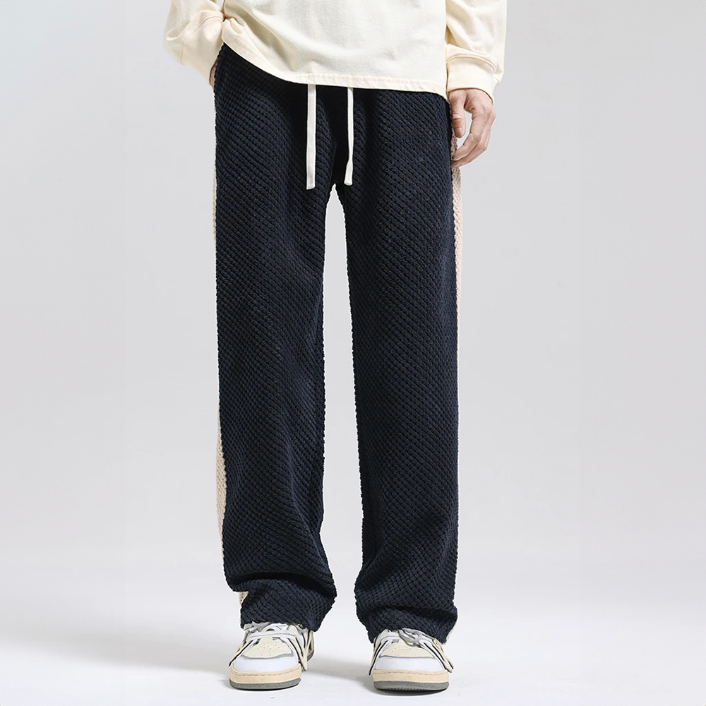 Elio™ | Pantalones de Chándal de Cordón con Patrón Gofre