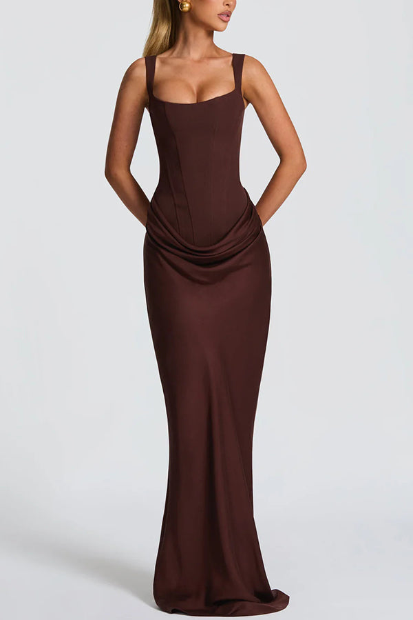 Sofía™  | Vestido Maxi con Escote