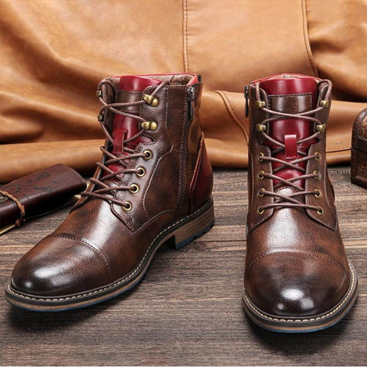 Atlas™ | Botas Oxford de Cuero Premium