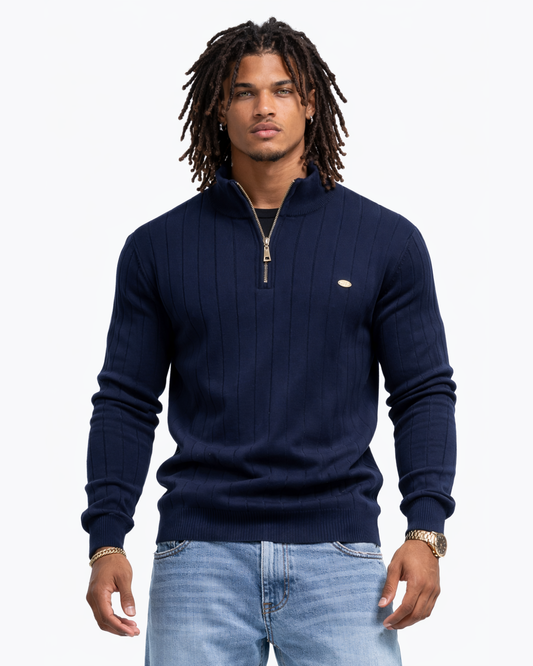 Lino | Jersey de Media Cremallera