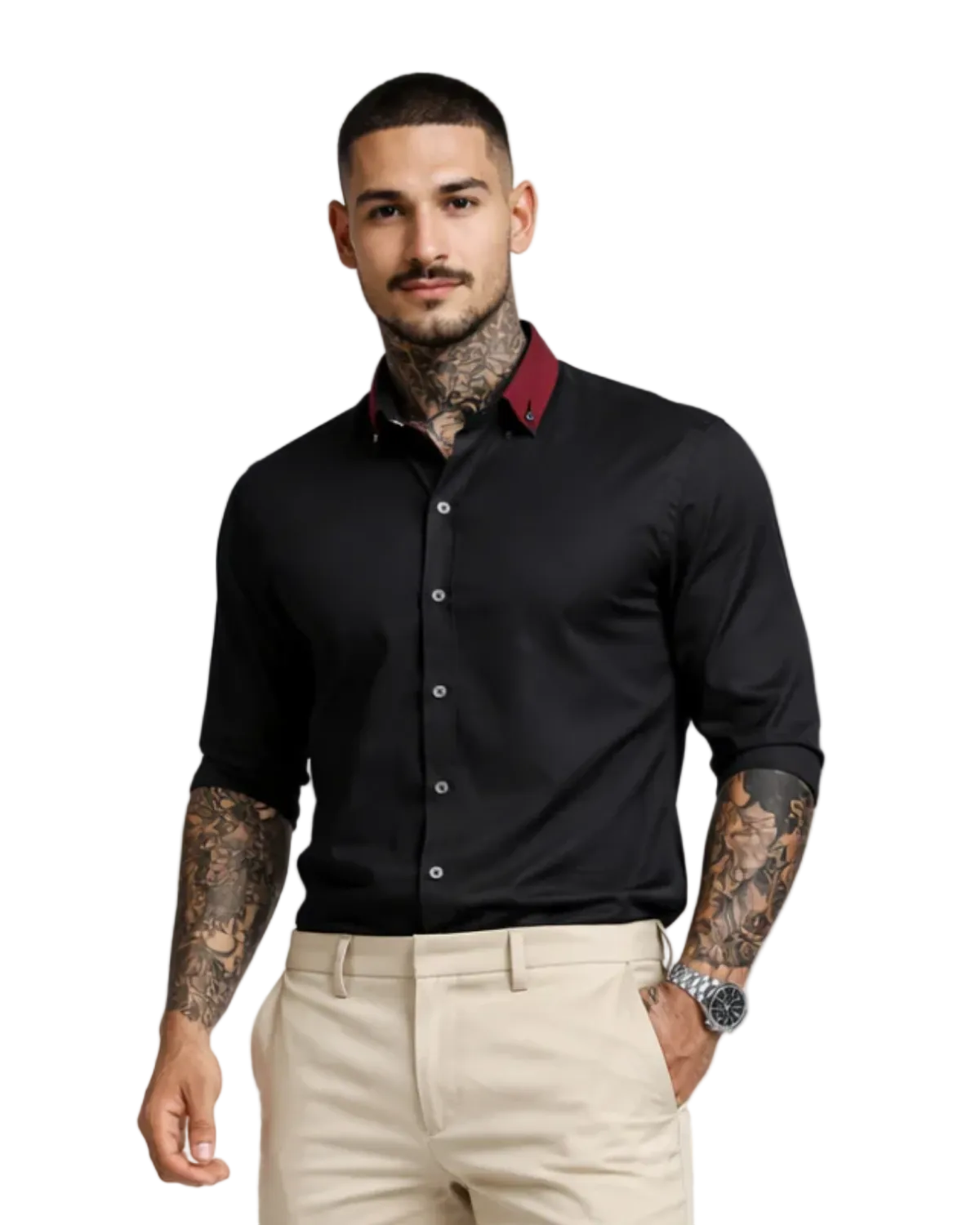 Enzo | Camisa Clásica de Manga Larga