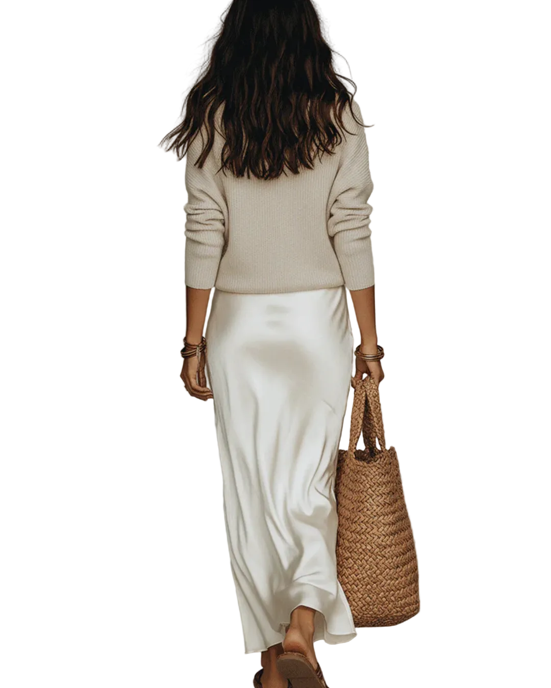 Elena™ | Vestido de Satén con Sueter Incluido
