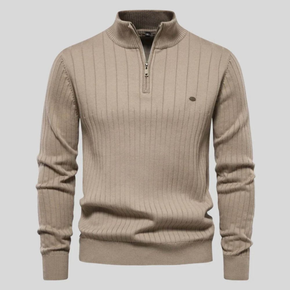 Lino | Jersey de Media Cremallera