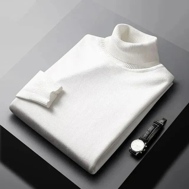Hugo | Jersey de Cuello Alto de Cachemira