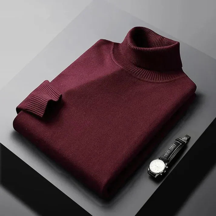 Hugo | Jersey de Cuello Alto de Cachemira