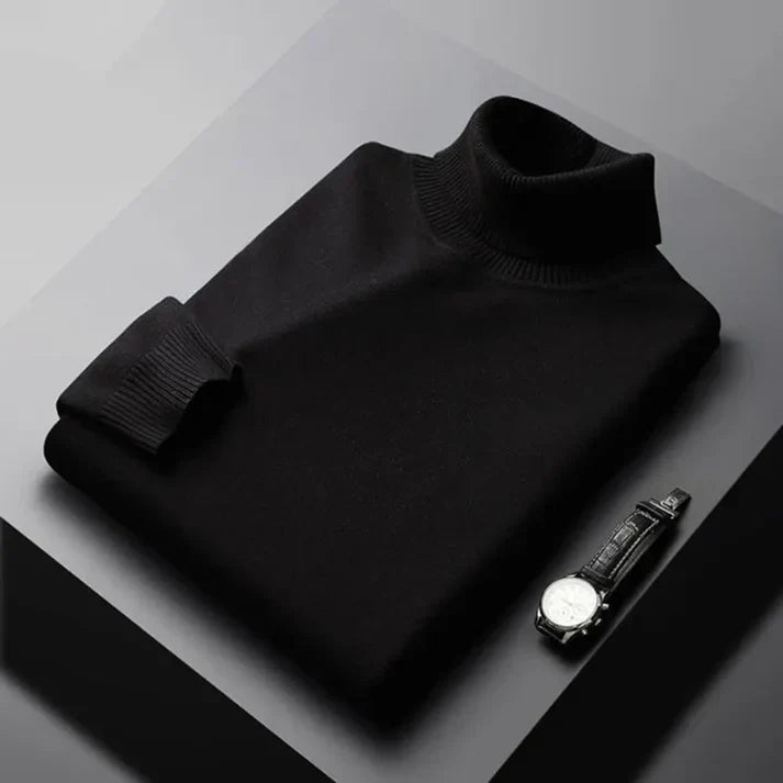 Hugo | Jersey de Cuello Alto de Cachemira