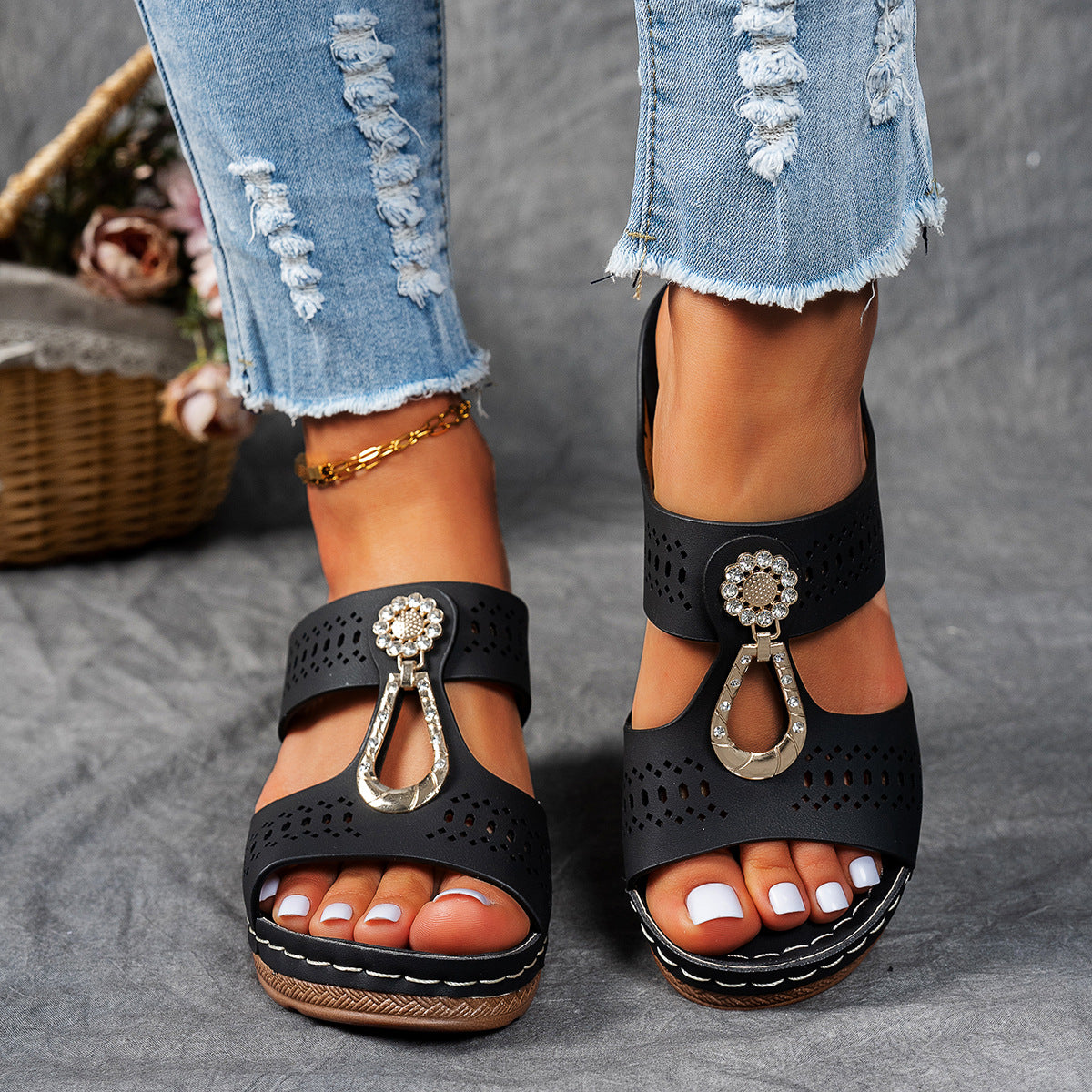 Elara™ | Sandalias de Confort con Tacón Alto