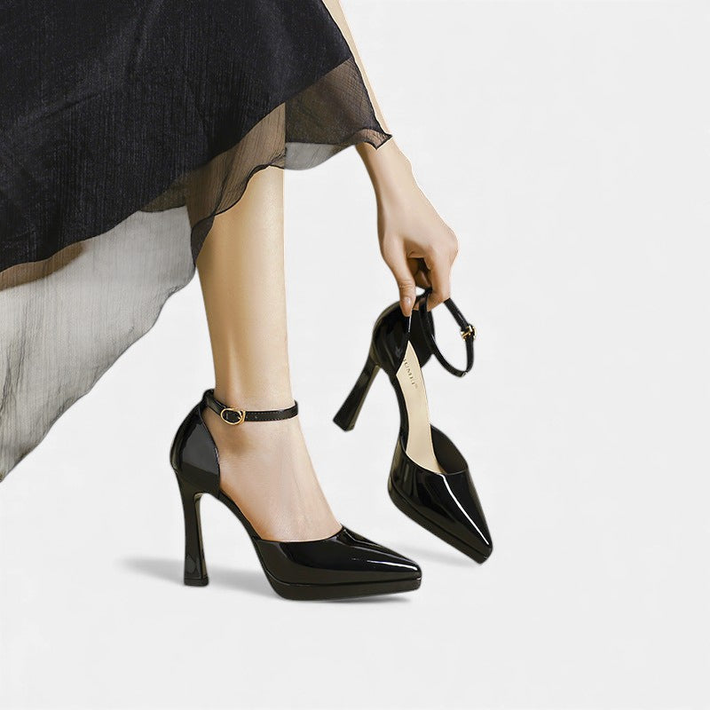 Evette™ | Tacones de cuero