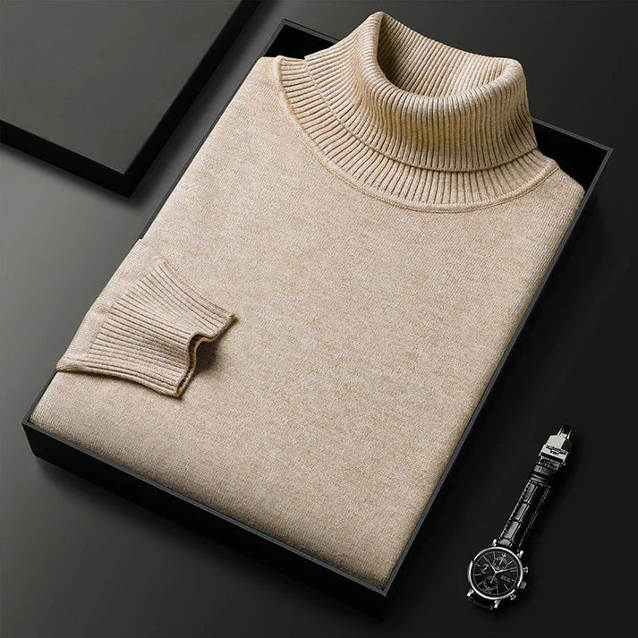 Hugo | Jersey de Cuello Alto de Cachemira