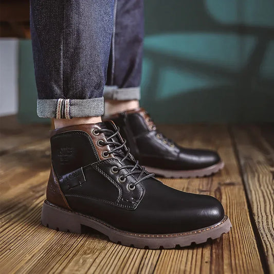 Perseo™  | Botines de cuero sintético