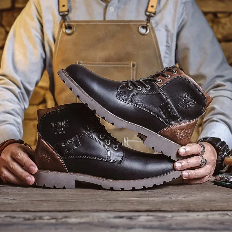 Perseo™  | Botines de cuero sintético