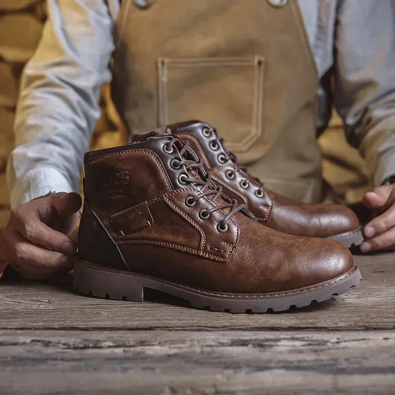 Perseo™  | Botines de cuero sintético