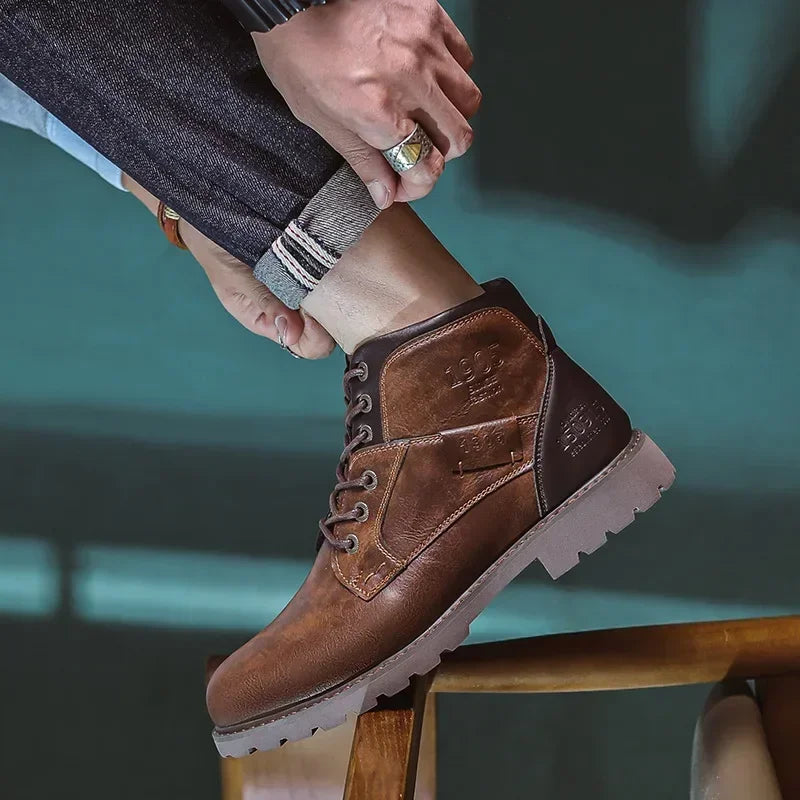 Perseo™  | Botines de cuero sintético