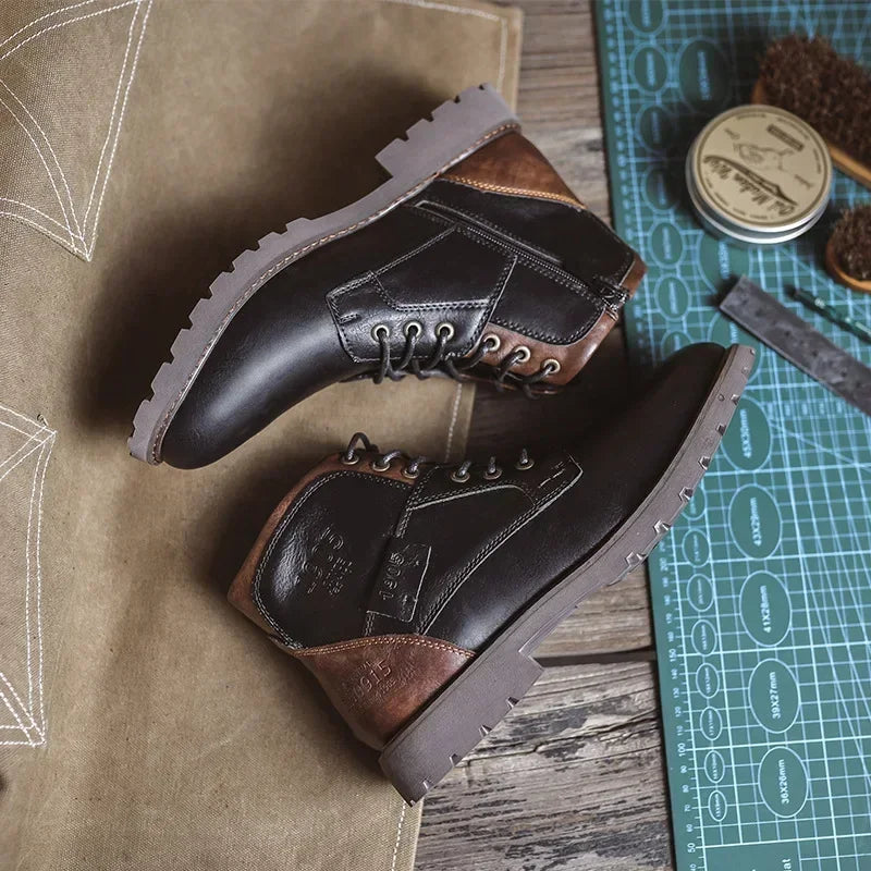 Perseo™  | Botines de cuero sintético