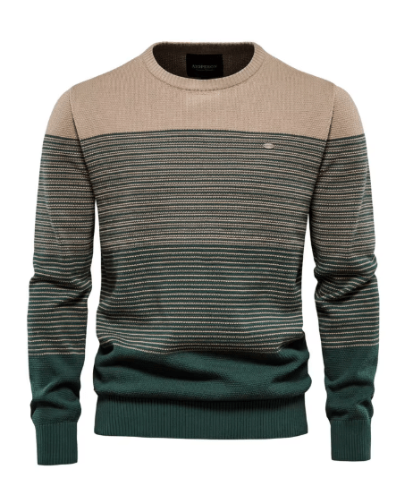 Thiago | Jersey de Cuello Redondo con Rayas