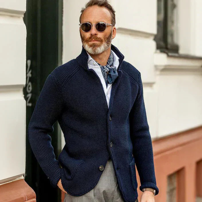 Simón™  | Cárdigan Elegante Masculino