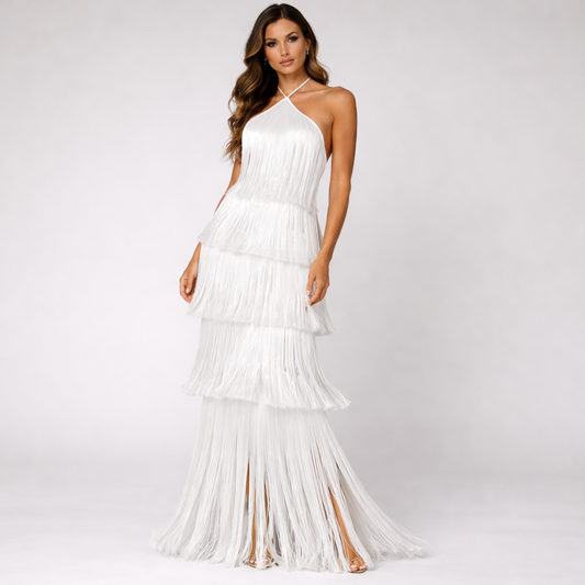 Abril™ | Vestido de Flecos