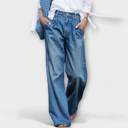 Ava™  - Jeans de Alta Calidad con Pierna Ancha