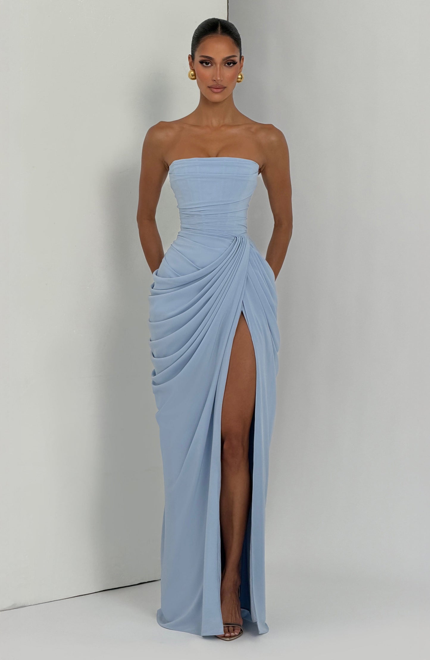 Lucía™  | Vestido Maxi Abierto