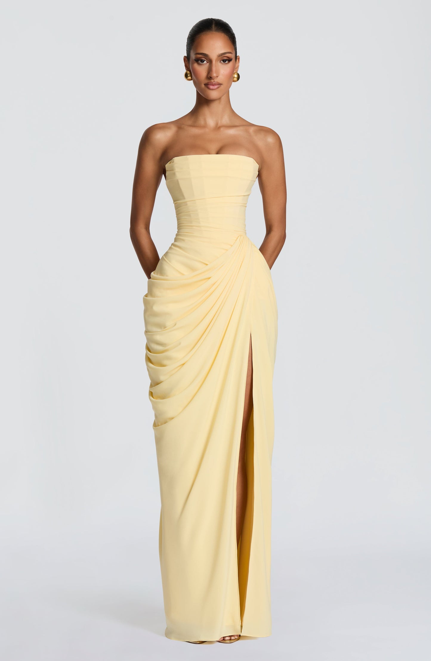 Lucía™  | Vestido Maxi Abierto