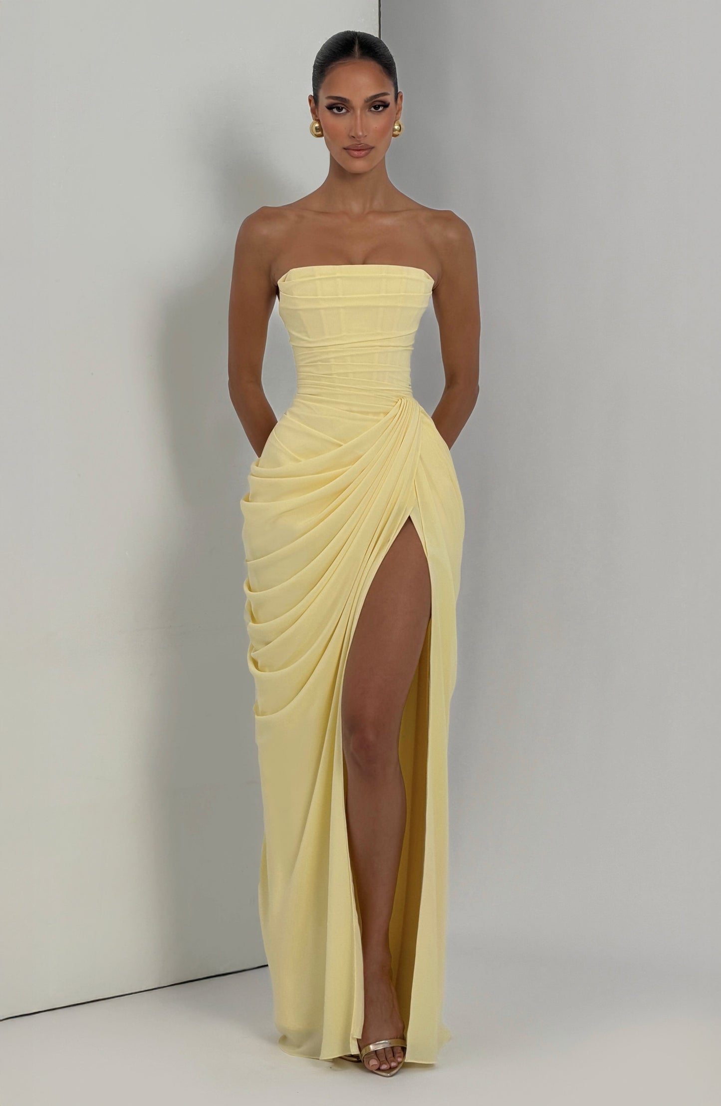 Lucía™  | Vestido Maxi Abierto