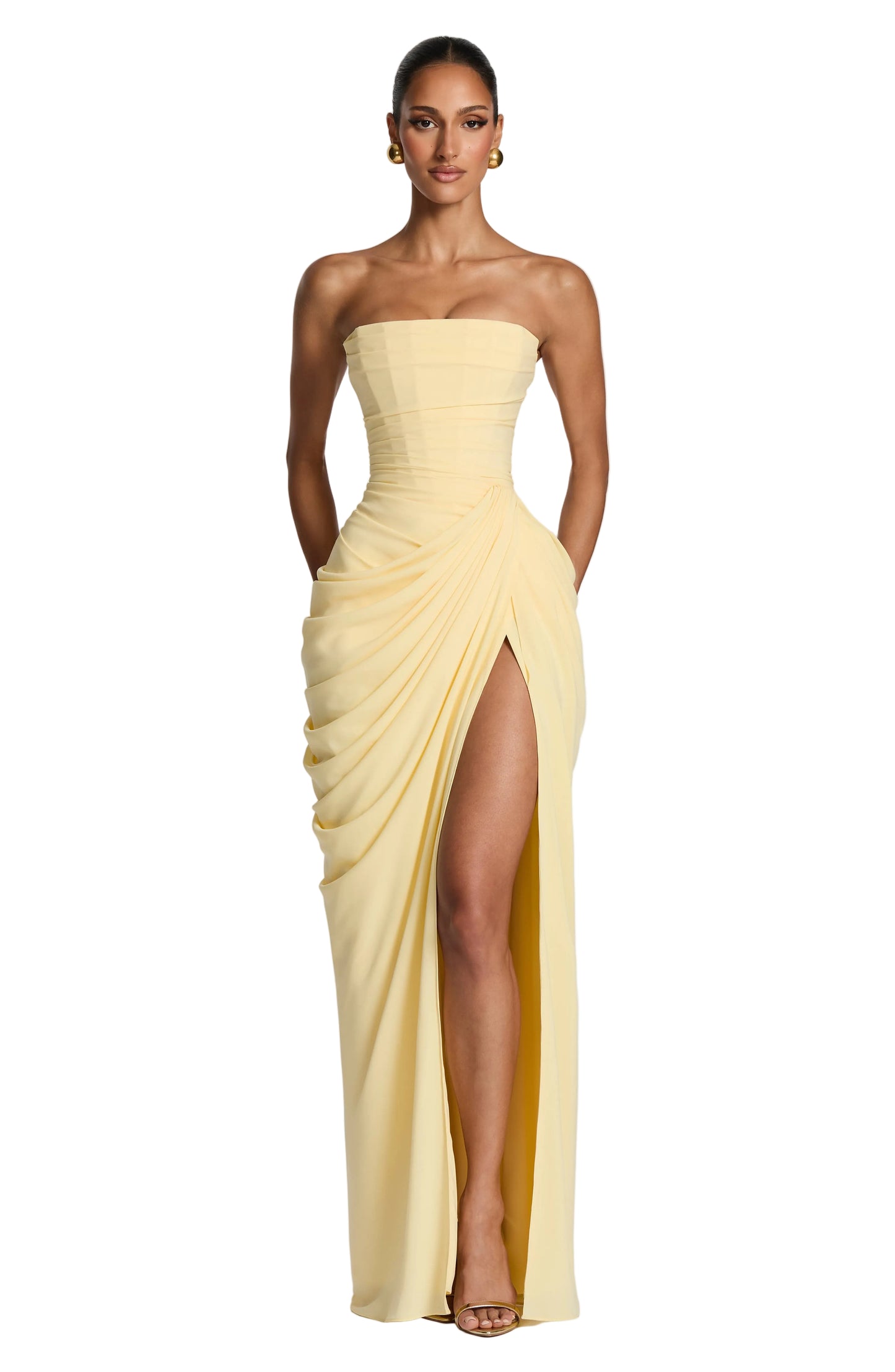 Lucía™  | Vestido Maxi Abierto