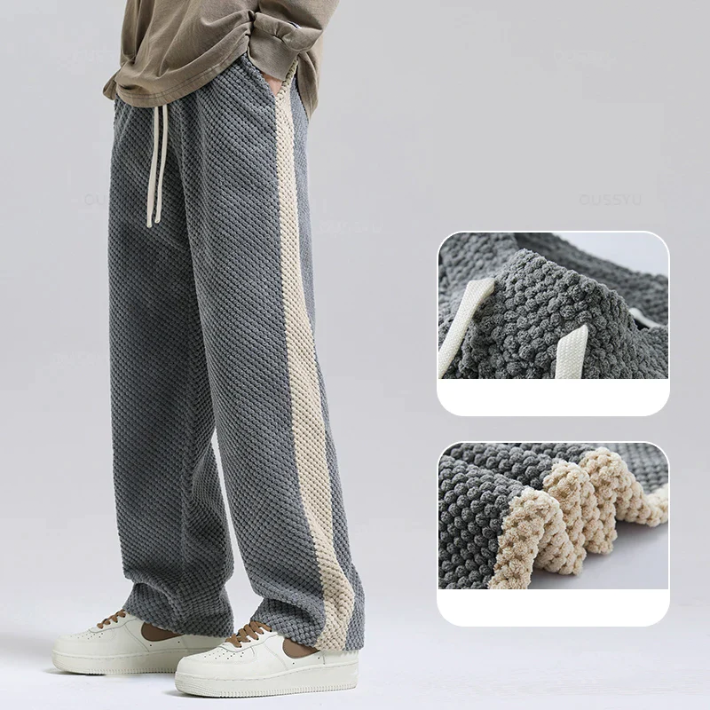 Elio™ | Pantalones de Chándal de Cordón con Patrón Gofre