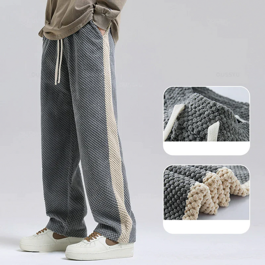 Elio™ | Pantalones de Chándal de Cordón con Patrón Gofre