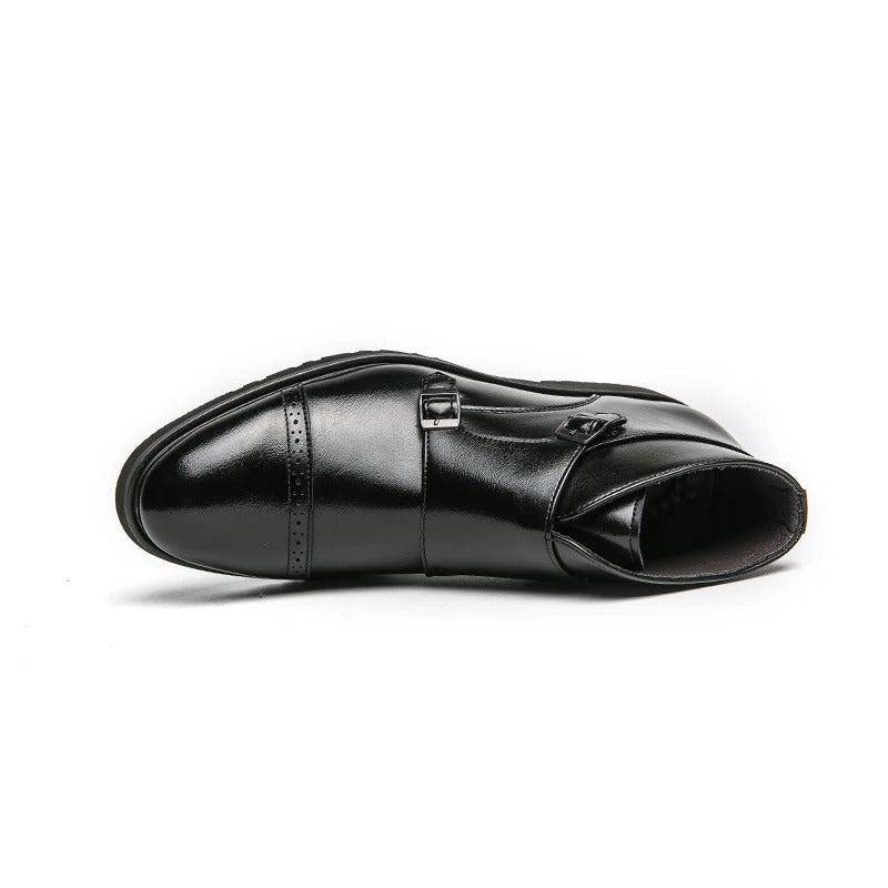 William™  | Botas de doble hebilla de cuero sintético