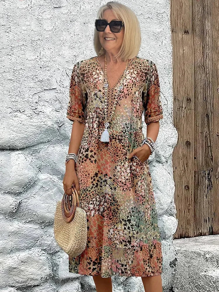 Lina™  | Vestido ligero con escote en V