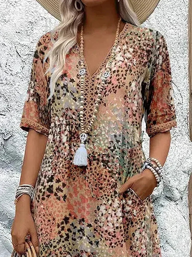 Lina™  | Vestido ligero con escote en V