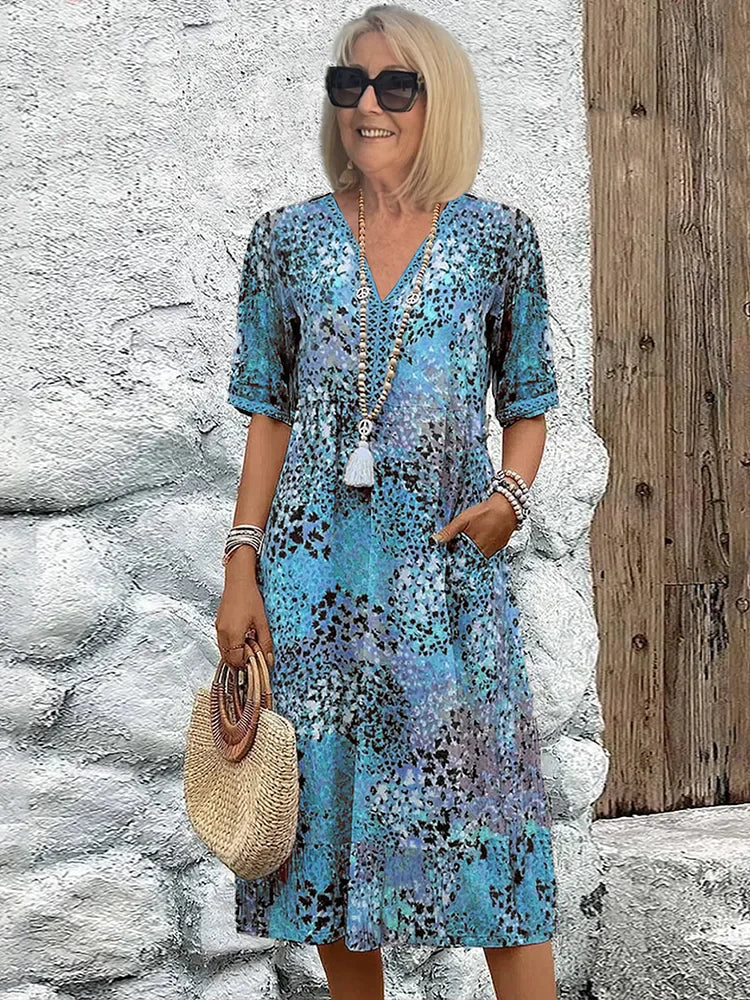 Lina™  | Vestido ligero con escote en V