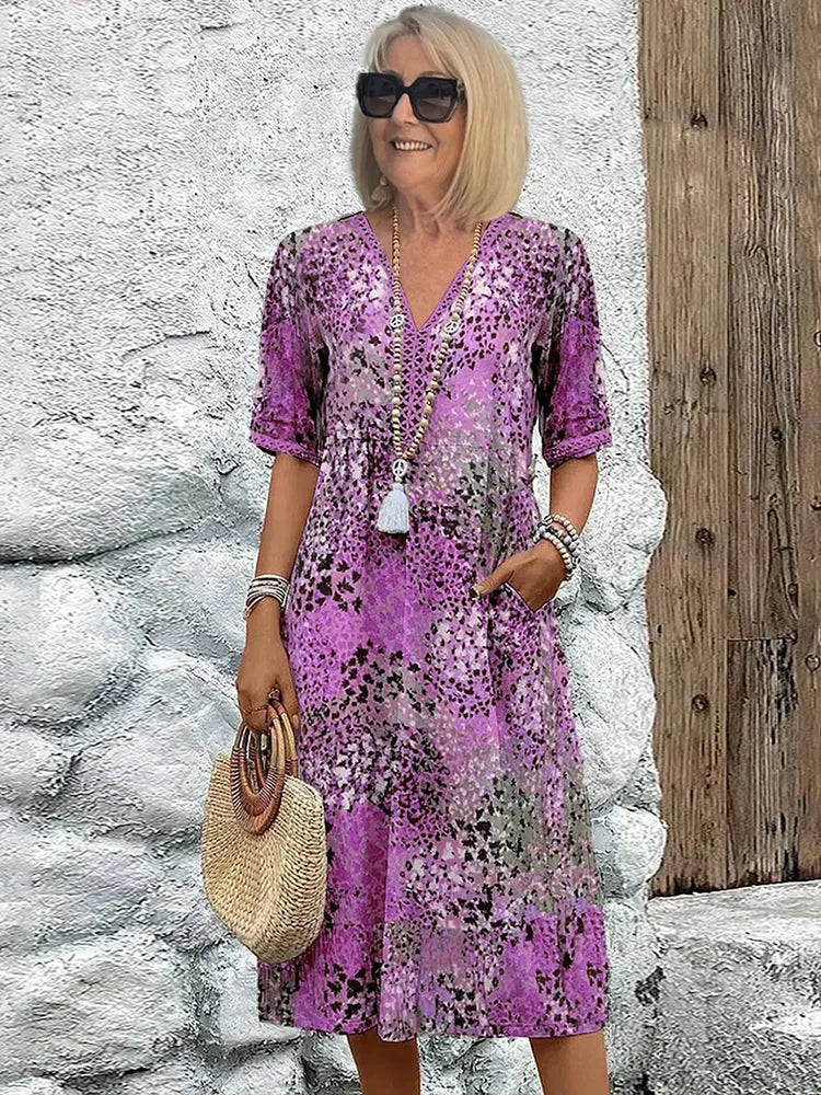 Lina™  | Vestido ligero con escote en V