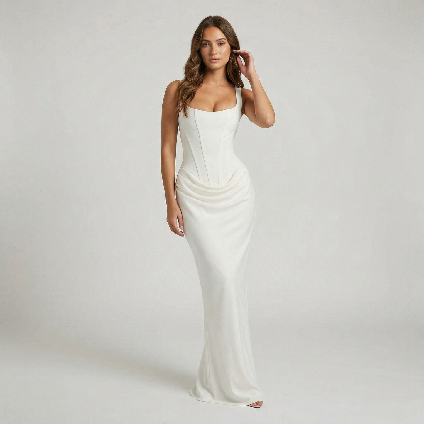 Sofía™  | Vestido Maxi con Escote