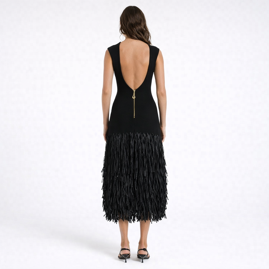 Skyler™  | Vestido elegante con flecos