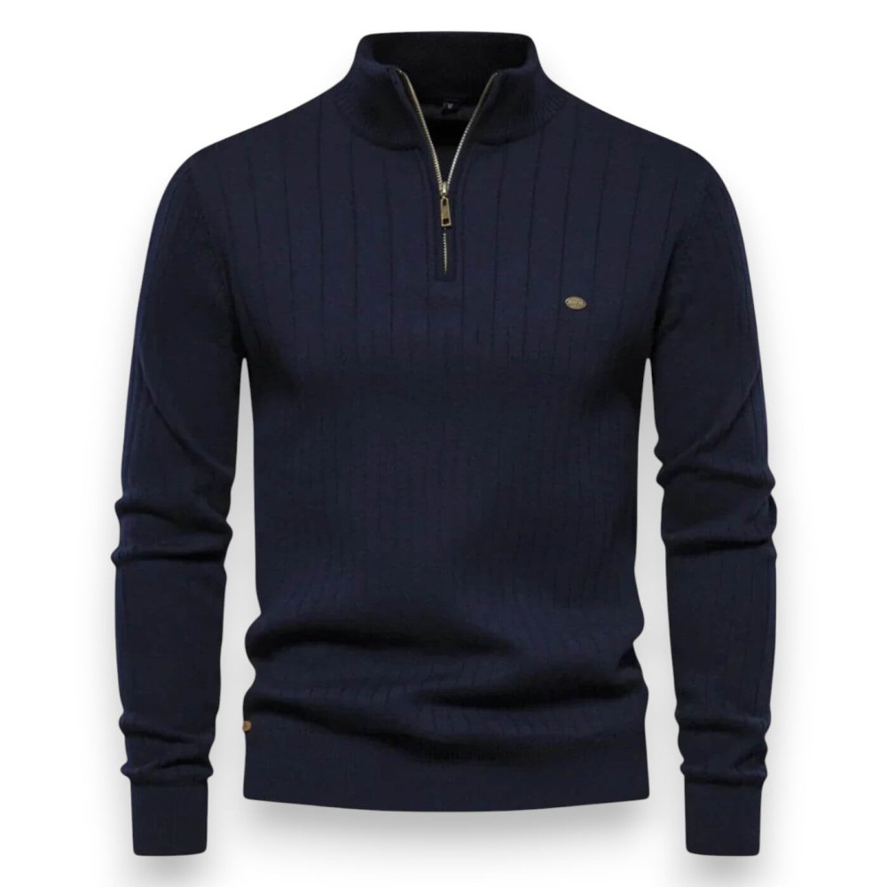 Lino | Jersey de Media Cremallera