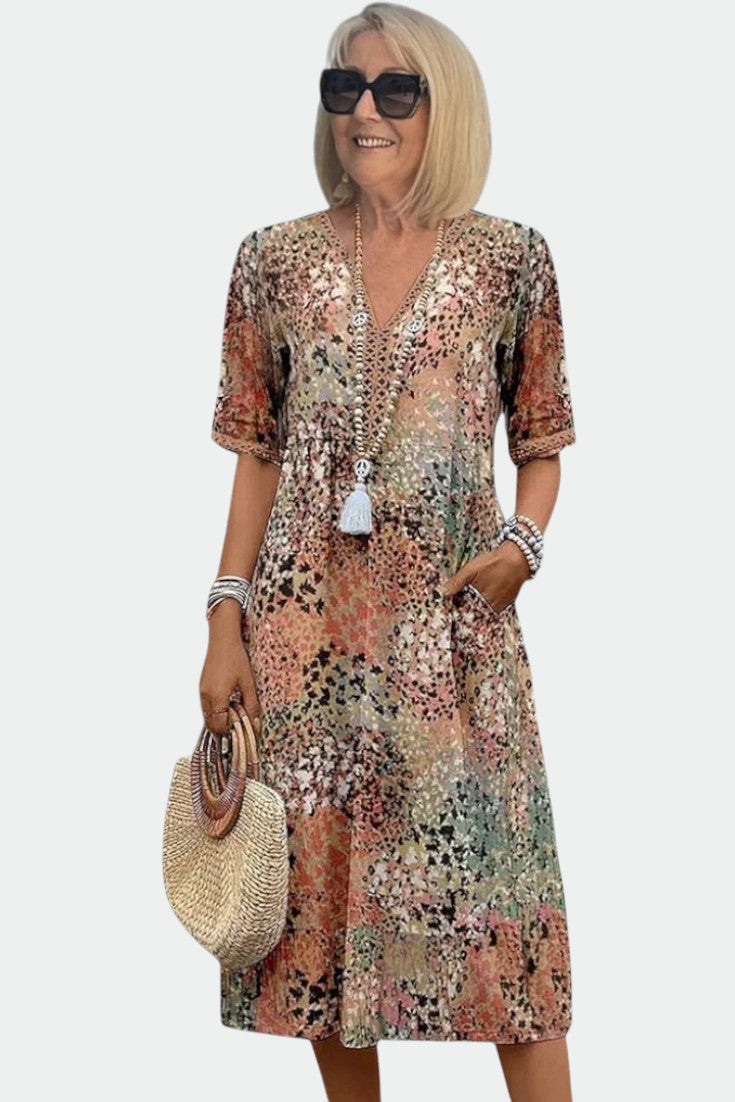 Lina™  | Vestido ligero con escote en V